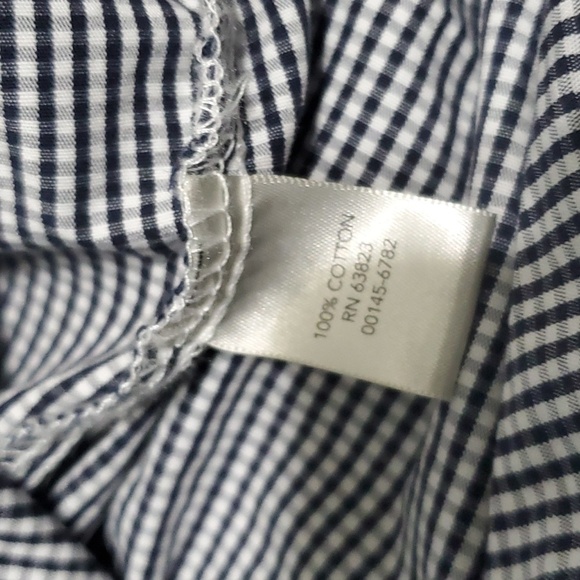 Christopher & Banks button front cinched waist shirt jacket 100% cotton - Picture 12 of 14